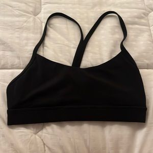 Lululemon flow Y bra black size 4